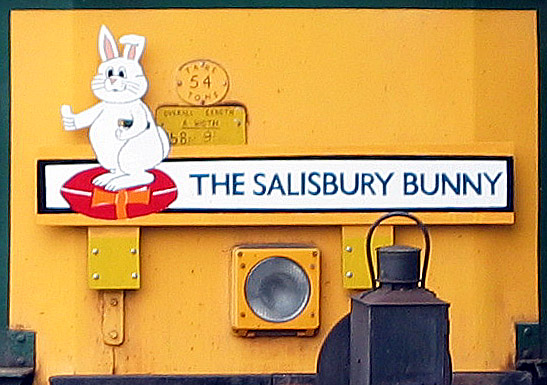 [PHOTO: The Salisbury Bunny headboard]