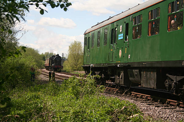 [PHOTO: Trains in countryside: 64kB]